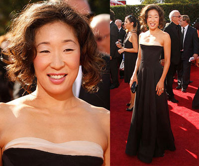 Sandra Oh at the Emmys-Hair Styled by Jamal Hamadi