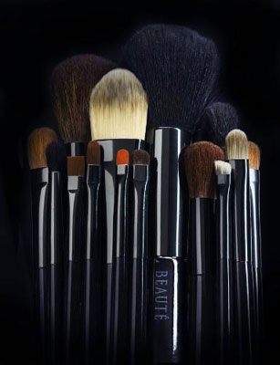 Beaute makeup brushes by Beau Nelson