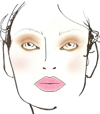 “The lok is based on a late 1970′s Lauren Hutton kind of makeup – very