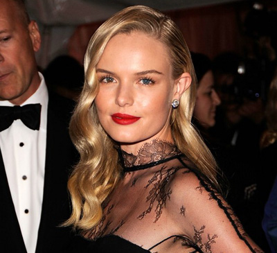 Renato Campora for Frederic Fekkai styled the locks of Kate Bosworth