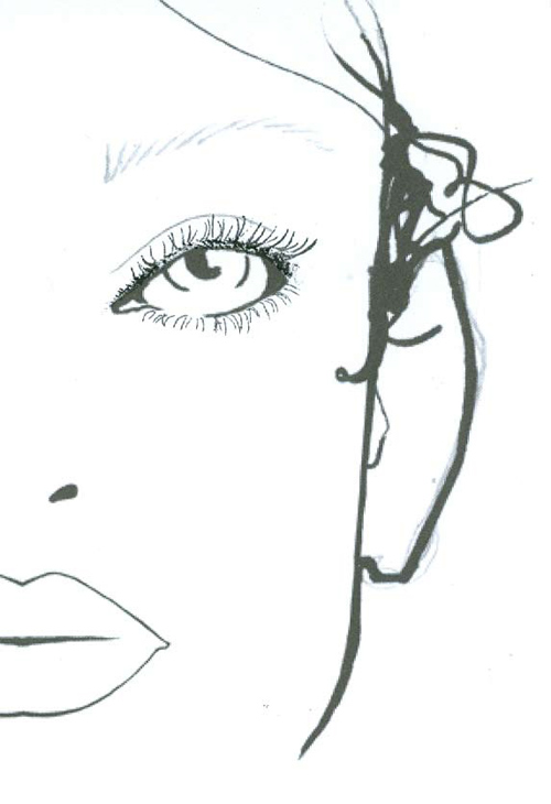 New York Fashion Week Spring 2010 Report: MAC Cosmetics Makeup Face Charts 