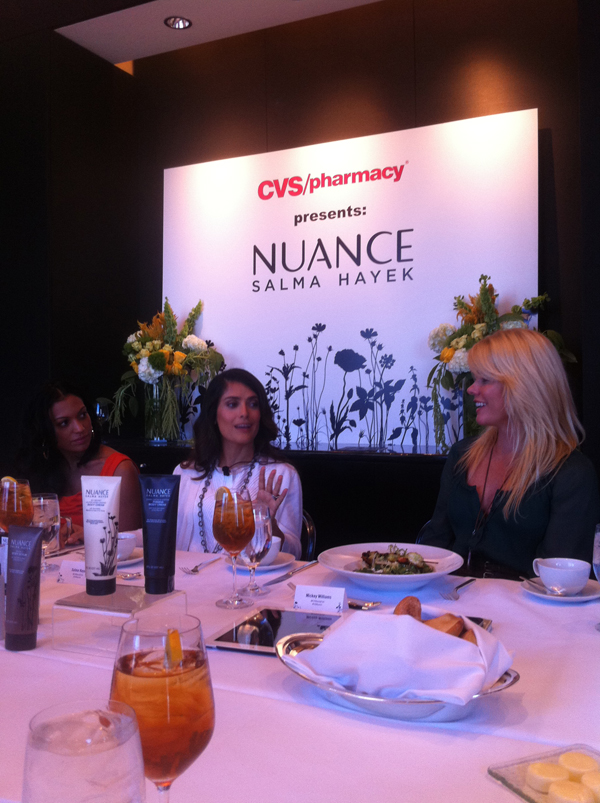 Lunch with Salma Hayek