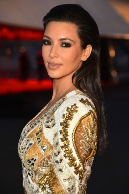 How To Get Kim Kardashian's Slicked Back Hair - Makeup and Beauty blog |  