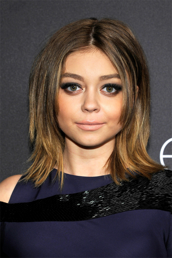 How to Get Sarah Hyland's Golden Globes Look. Photo Credit: John Sciulli for Getty Images.
