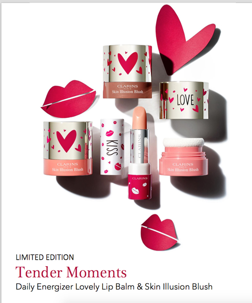 Clarins limited edition collection Tender Moments