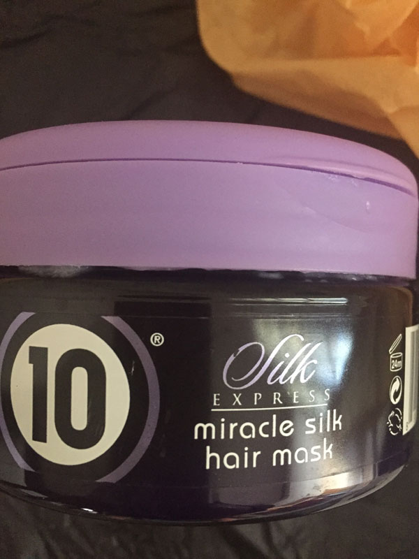 It's a "10" Miracle Silk Express Hair Mask.