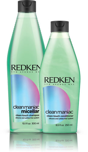 Redken's Clean Maniac Micellar Clean-Touch Shampoo & Conditioner