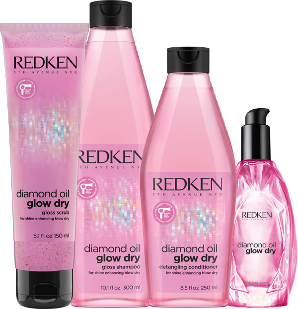 Redken Introduces Diamond Oil Glow Dry