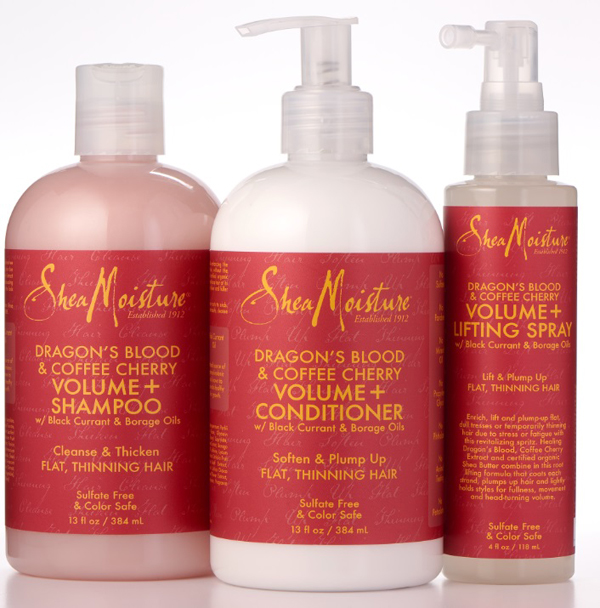 SheaMoisture Dragon’s Blood & Coffee Cherry hair and skin collection