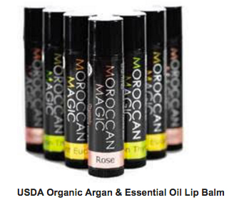 USDA Organic Argan + Essential Oil Lip Balms