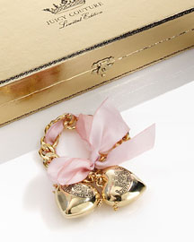 Juicy Couture Exclusive Lip Gloss Charm Bracelet 