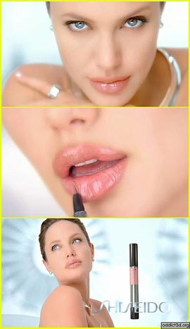 Angelina Jolie Shiseido's New Face